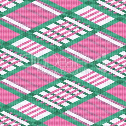 Rhombus seamless pattern as a tartan plaid