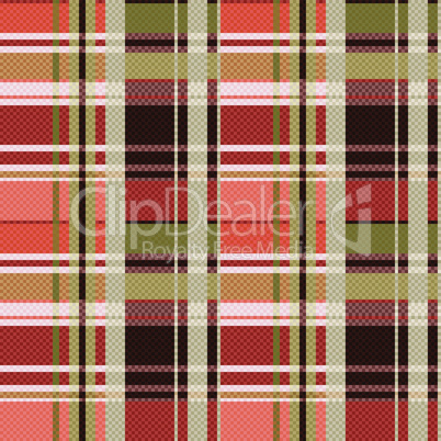 Tartan seamless texture mainly in brown hues