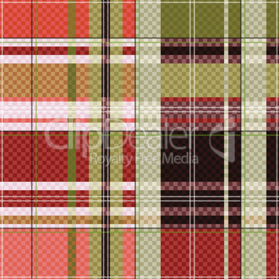 Tartan seamless texture mainly in light brown hues