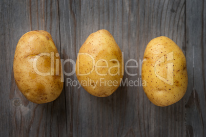 Golden potatoes