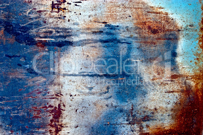 Colored grunge iron background