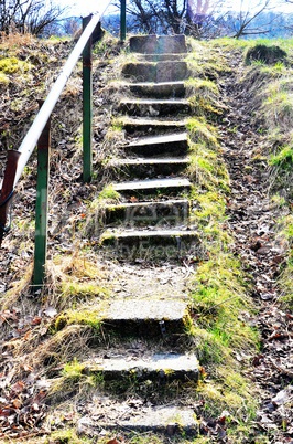 alte Steintreppe