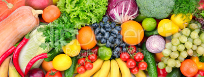 fresh fruits and vegetables