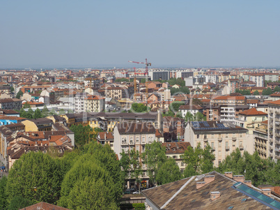 Aerial view of Turin