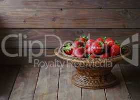 strawberries in a bowl