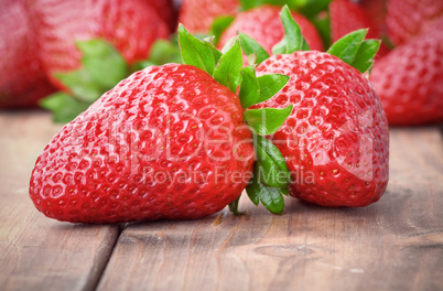 strawberries closeup