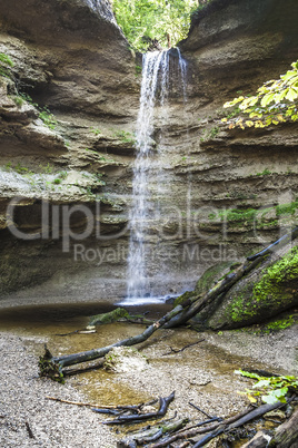 Pähler Schlucht waterfall