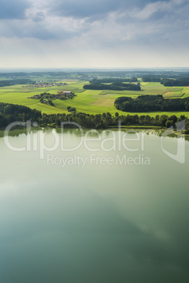 panoramic aerial view Bavaria