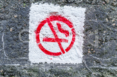 Graffiti Rauchen Verboten