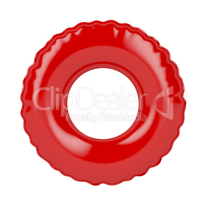 Red swim ring