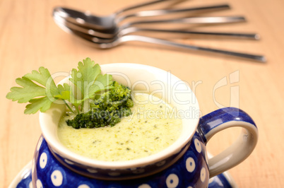 Broccoli cream soup