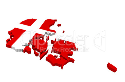 Map of Denmark