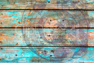 fence weathered wood background