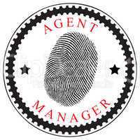 Identifying an agent or manager