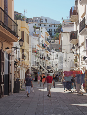 In der Altstadt von Ibiza