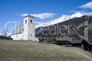 Romanische Bergkirche St. Nikolaus, Matrei, Österreich