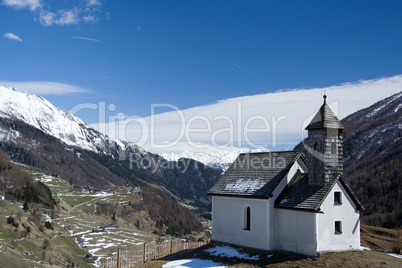 Kapelle auf der Islitzer Alm, Osttirol, Österreich