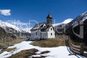 Kapelle auf der Islitzer Alm, Osttirol, Österreich