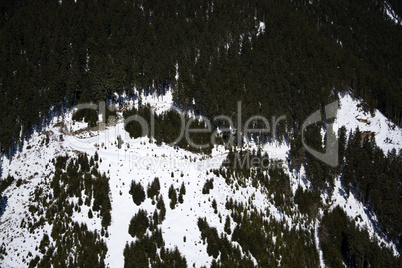 Luftaufnahme, Pinzgau, Österreich