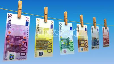 Drying Euros (Loop)