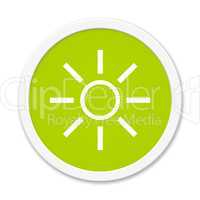 Runder Button grün: Sonne