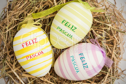 Composite image of feliz pasqua