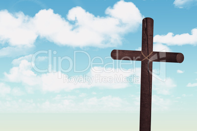 Cross against sky