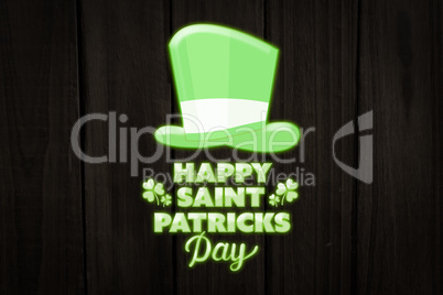 Composite image of patricks day greeting