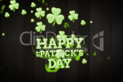 Composite image of patricks day greeting