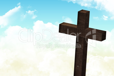 Cross against sky