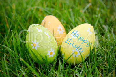 Composite image of happy easter