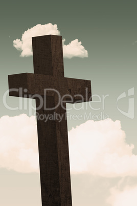 Cross against sky