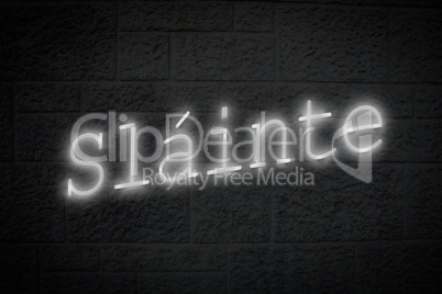 Composite image of slainte sign