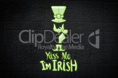 Composite image of patricks day greeting