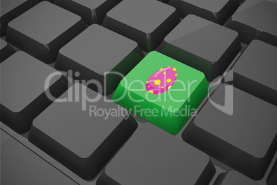 Composite image of easter egg