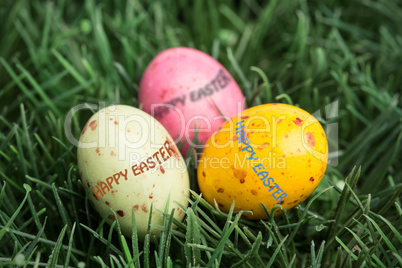 Composite image of happy easter