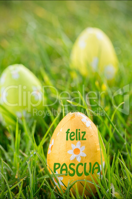 Composite image of feliz pasqua