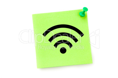 Composite image of wifi symbol