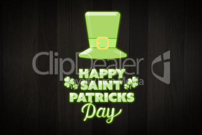 Composite image of patricks day greeting