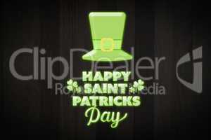 Composite image of patricks day greeting