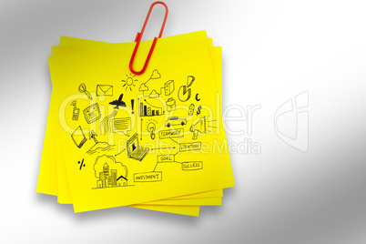 Composite image of brainstorm graphic