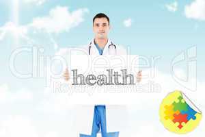 Health against blue sky