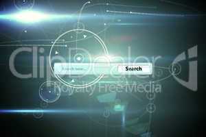 Composite image of search engine