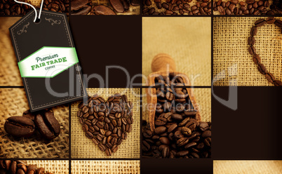 Composite image of fair trade graphic