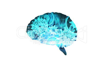 Composite image of brain