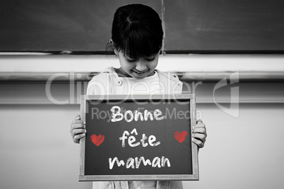 Composite image of french mothers day message