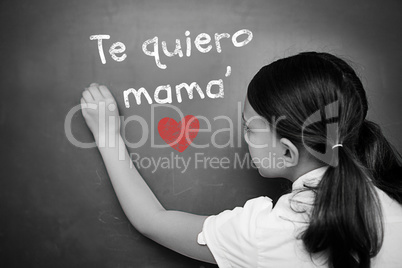 Composite image of spanish mothers day message