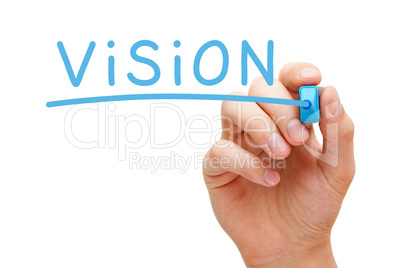 Vision Hand Blue Marker