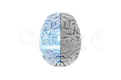 Composite image of brain