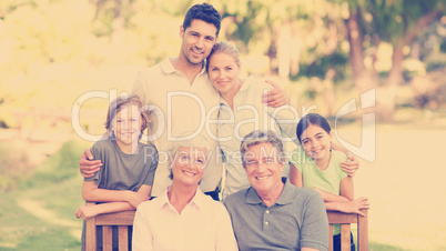 Family in the park